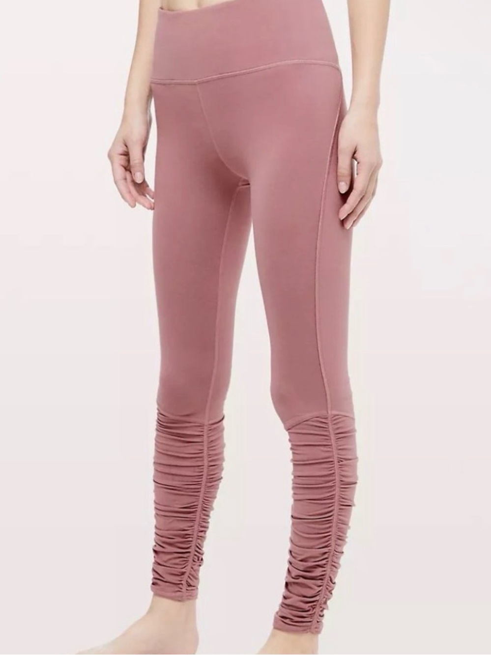 Lululemon Ready To Rulu Ruched Leggings in Spanish Rose Pink - SIZE 2